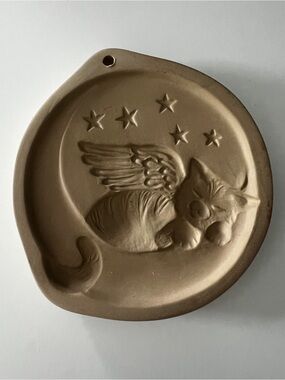 Brown Bag Cookie Art Kitten Moon 1996 Hill Design